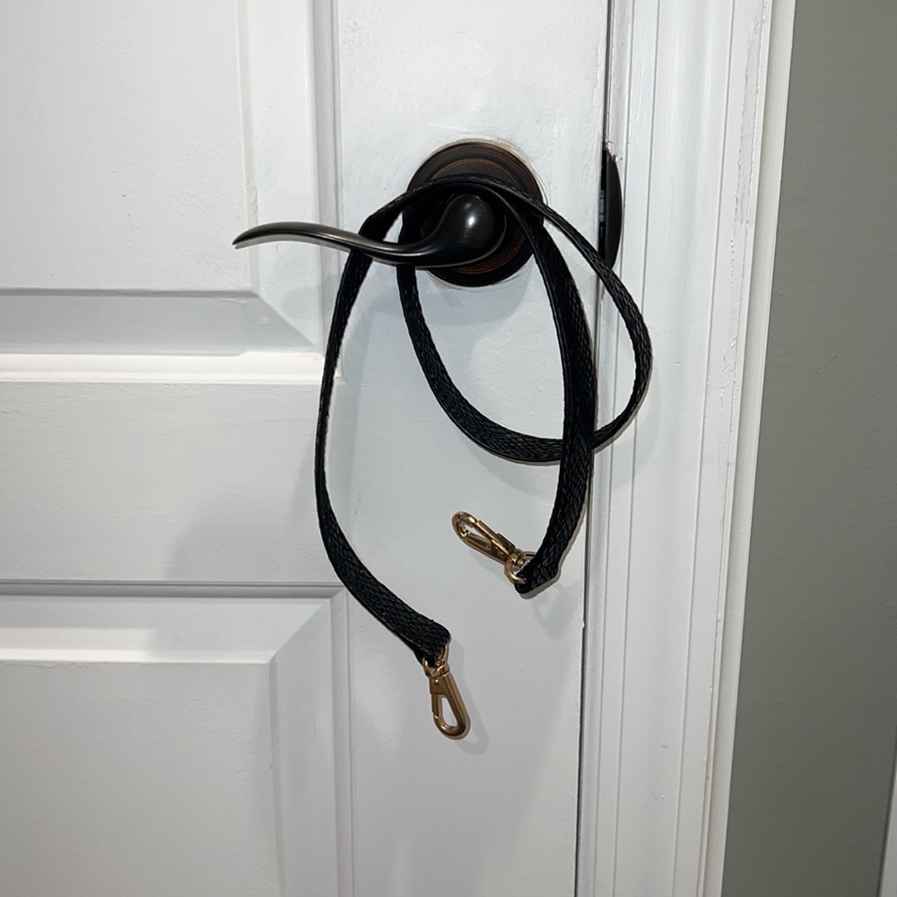 Michael Kors Black Python Pattern & Gold Metal Ac… - image 3